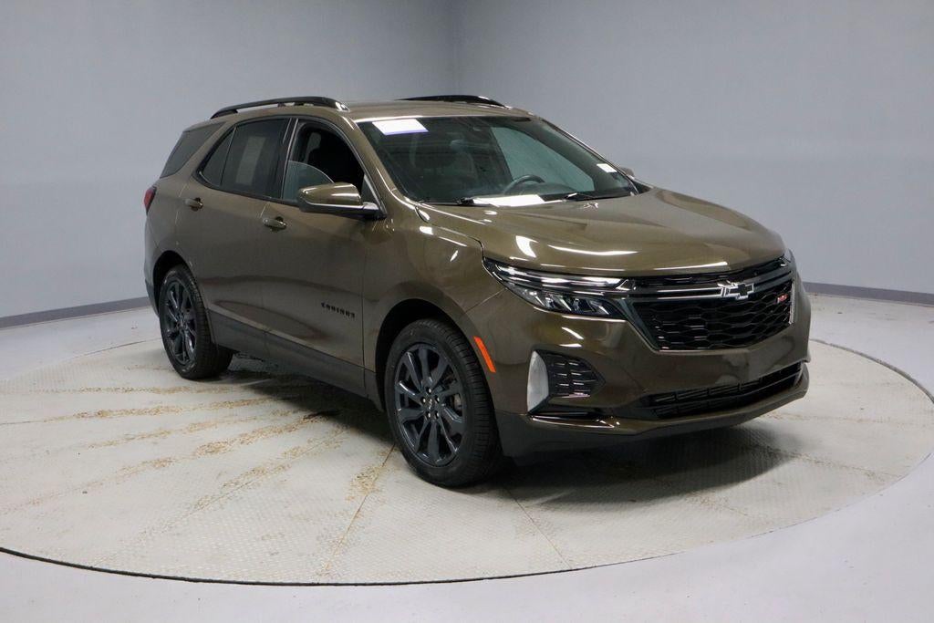 2024 Chevrolet Equinox RS in Harvest Bronze Metallic — front three-quarter view
