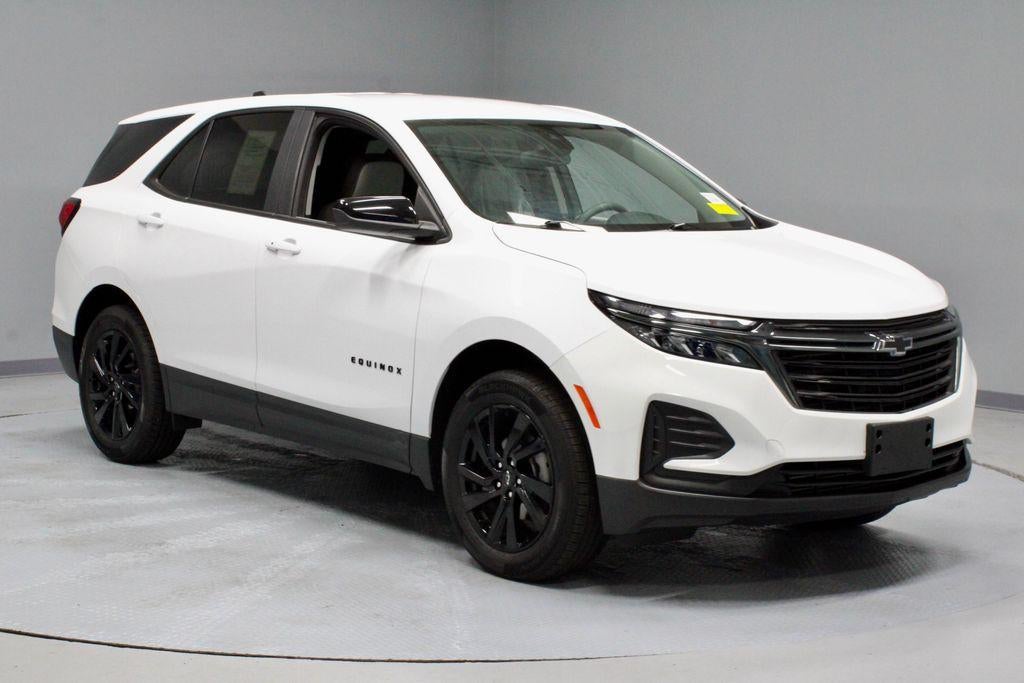 2024 Chevrolet Equinox LS in Summit White — front three-quarter view