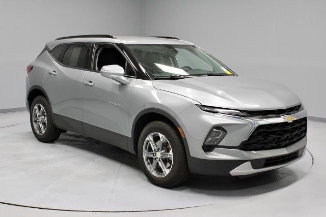 2024 Chevrolet Blazer LT in Sterling Gray Metallic — front three-quarter view