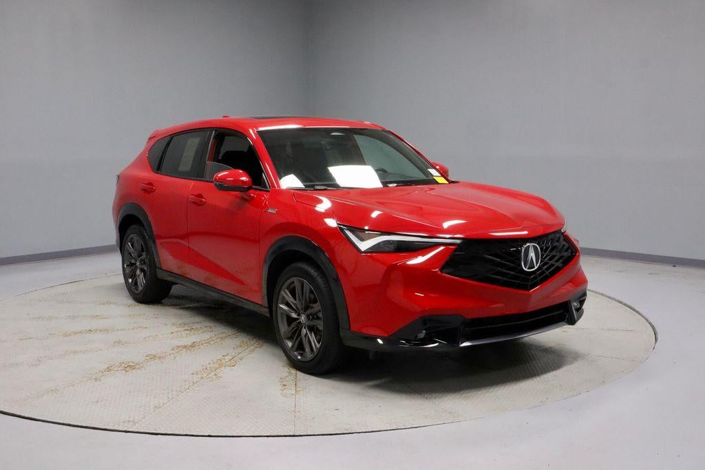 2025 Acura ADX A-Spec Package in Milano Red — front three-quarter view