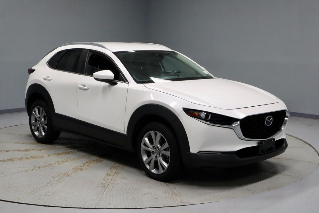 2023 Mazda Mazda CX-30 2.5 S Preferred Package in Snowflake White Pearl Mica — front three-quarter view
