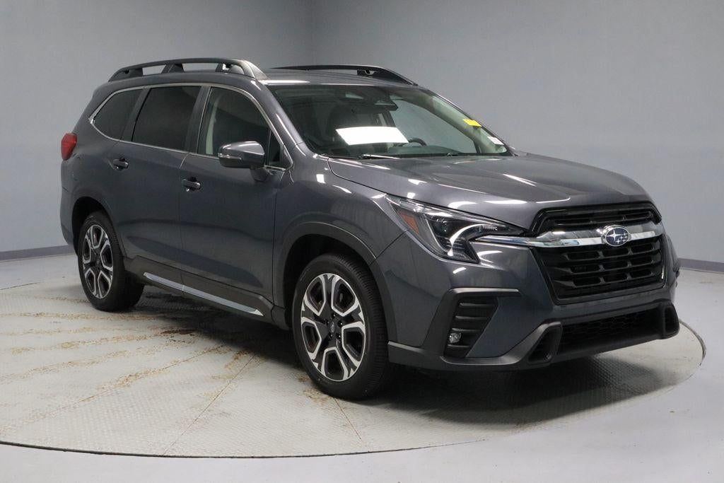 2023 Subaru Ascent Limited in Magnetite Gray Metallic — front three-quarter view