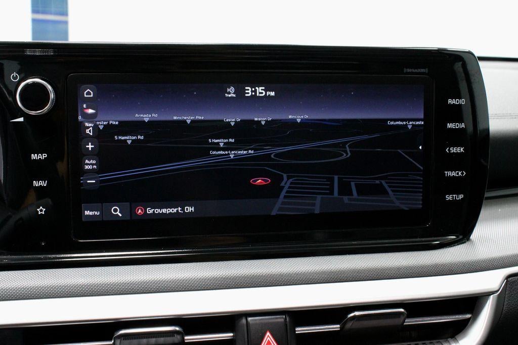 2022 Kia K5 — rear three-quarter view