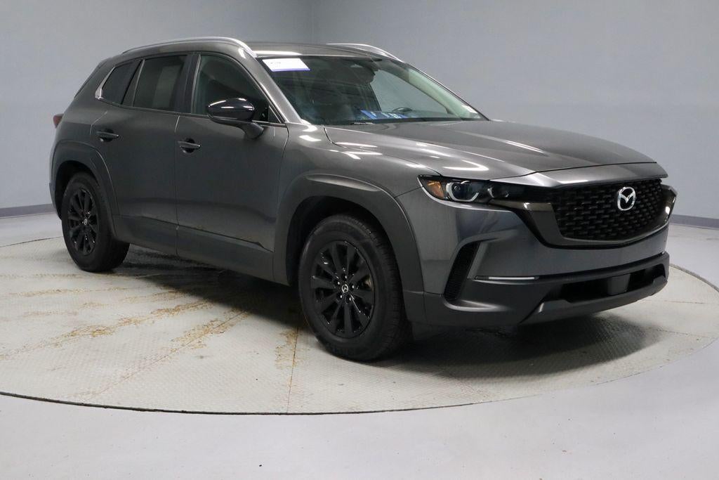 2025 Mazda Mazda CX-50 2.5 S Preferred Package in Machine Gray Metallic — front three-quarter view
