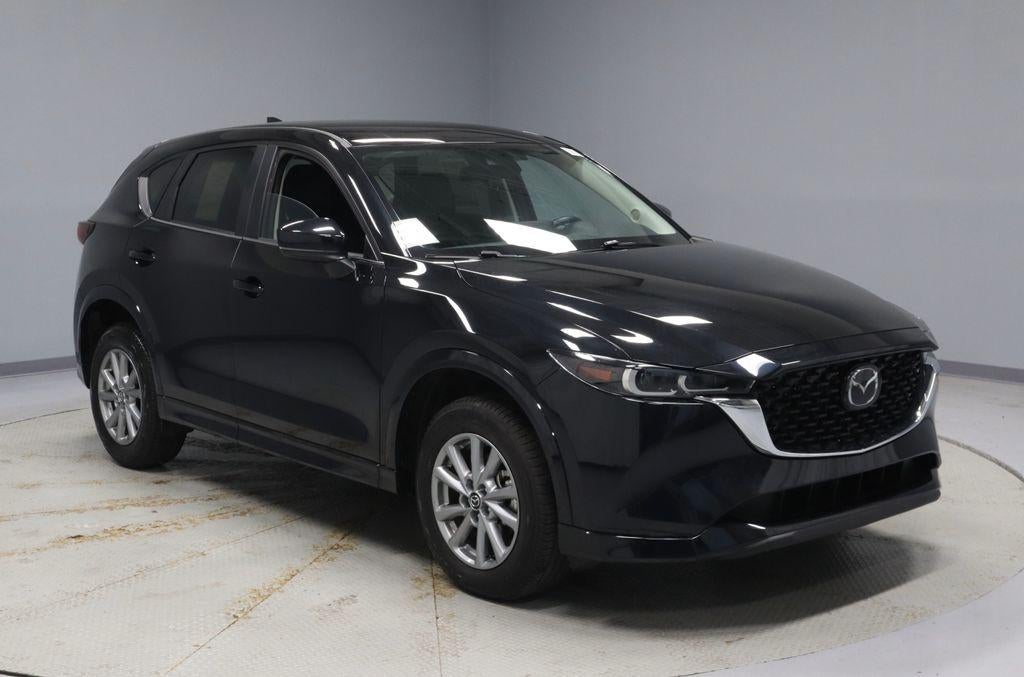 2025 Mazda Mazda CX-5 2.5 S Select Package in Jet Black Mica — front three-quarter view