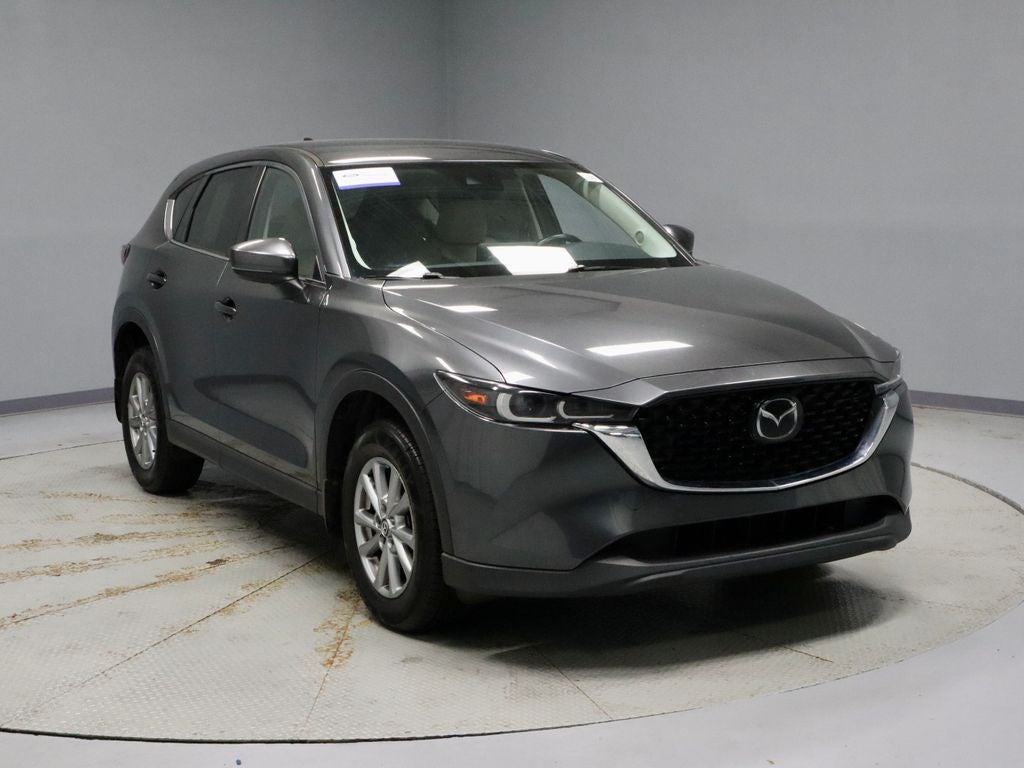 2023 Mazda Mazda CX-5 2.5 S Select Package in Machine Gray Metallic — front three-quarter view